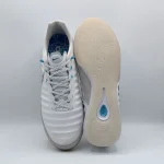 کفش فوتبال سالنی نایک تمپو ایکس nike tiempo X سفید طوسی - Image 4